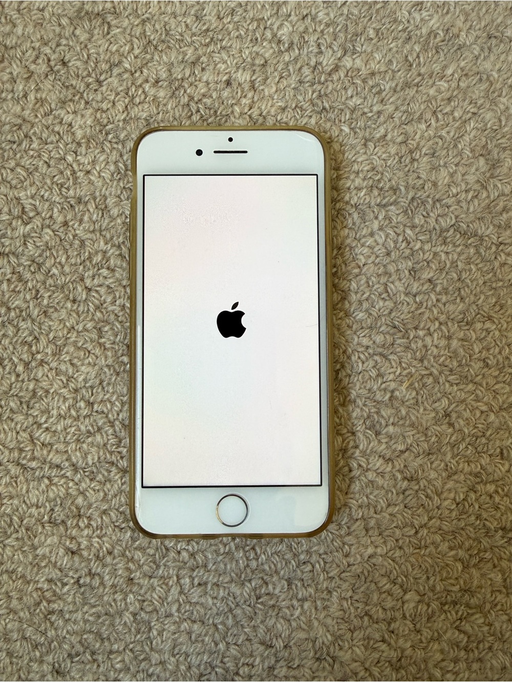 Apple iPhone 7 with White Front and Gold Trim
